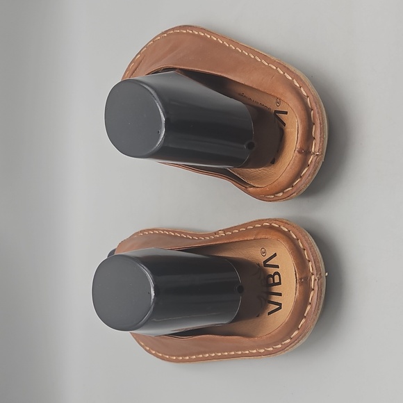 VIBAe Men’s Saint Tropez Leather Sandals Tan Size EU 42 US 9 - Picture 6 of 13